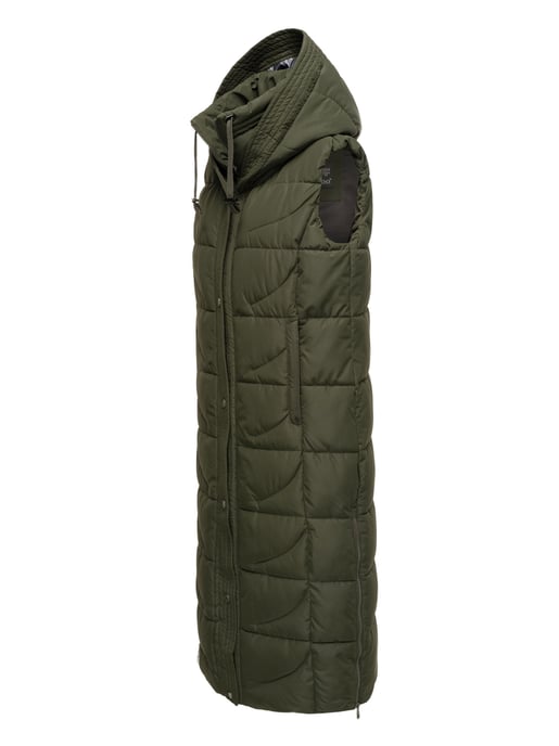 Navahoo dames gewatteerd vest Brezelchen – Lang & Warm - Image 3
