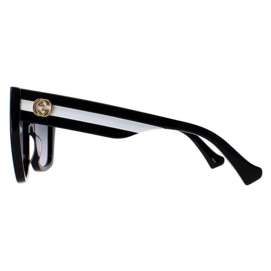 Gucci Square Womens Black Grey Gradient GG1300S - Image 3