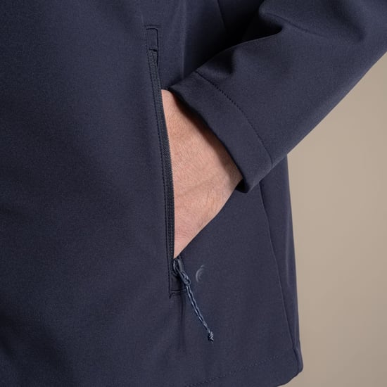 Craghoppers Mens Expert Soft Shell Jacket (Dark Navy) - Image 4