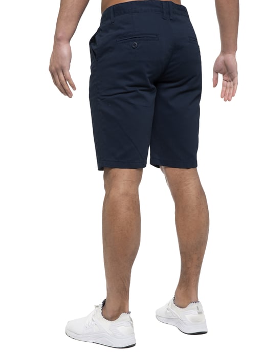 Enzo | Mens Chino Shorts In Navy - Image 4