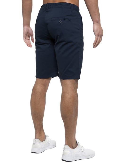 Enzo | Mens Chino Shorts In Navy - Image 5