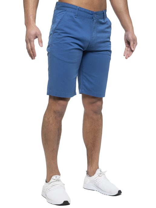 Enzo | Mens Chino Shorts In Royal Blue - Image 2