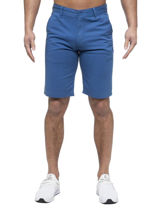 Enzo | Mens Chino Shorts In Royal Blue - Image 3