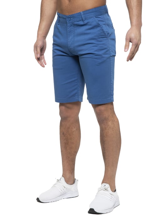 Enzo | Mens Chino Shorts In Royal Blue - Image 4