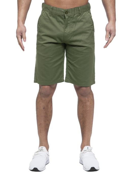 Enzo | Mens Chino Shorts In Khaki - Image 3