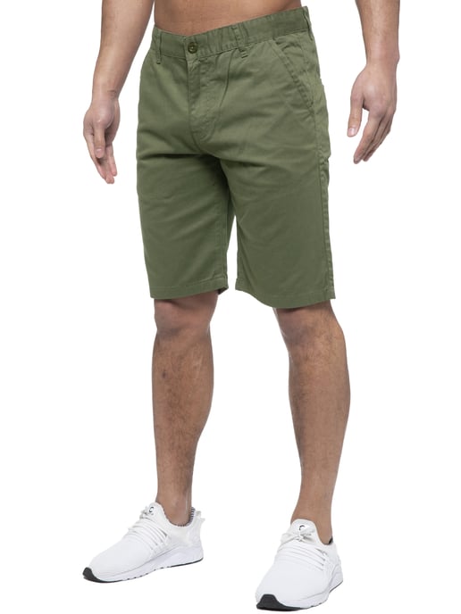 Enzo | Mens Chino Shorts In Khaki - Image 4