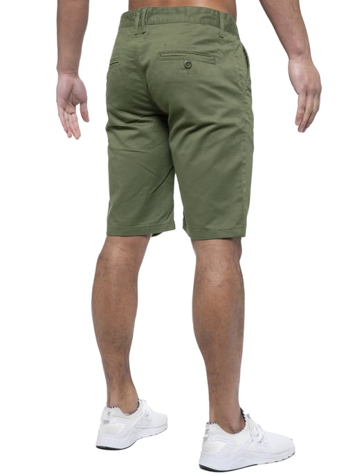 Enzo | Mens Chino Shorts In Khaki - Image 5