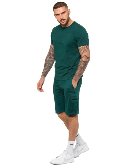 Enzo | Heren Cargo Korte Broek - Groen - Image 6