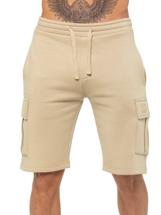 Enzo | Cargo Shorts för herrar - Stone - Image 2