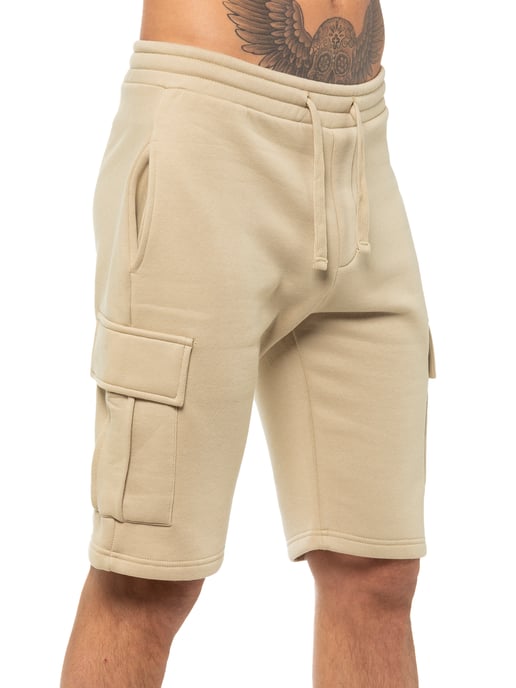 Enzo | Cargo Shorts för herrar - Stone - Image 4