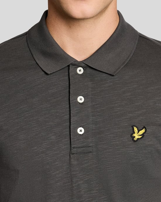 Fijn Katoen Slub Polo Shirt - Image 3