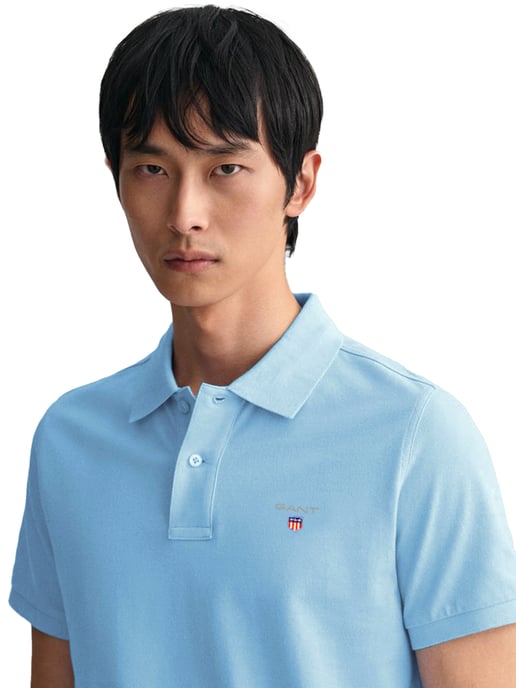 Gant | Mens Short Sleeve Polo Shirt - Image 3