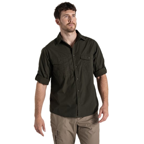 Craghoppers Mens Expert Kiwi Shirt (Dark Cedar Green) - Image 4