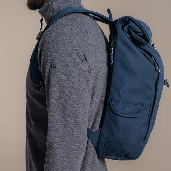 Craghoppers Classic Kiwi II Roll Top 20L Backpack (Blue Stone) - Image 4