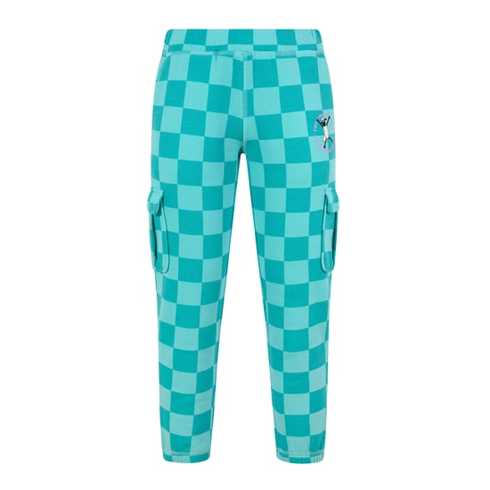 Polypay Kids Shaun the Sheep Sweat Pant - Spearmint/Bubblegum Checkerboard - Image 5