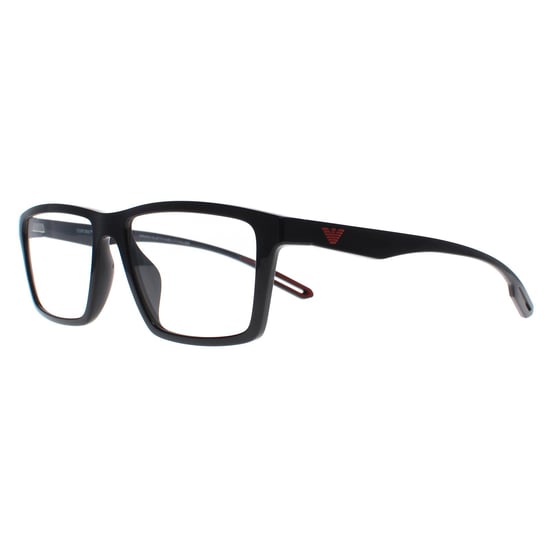 Emporio Armani Rectangle Mens Shiny Black EA4189U - Image 2