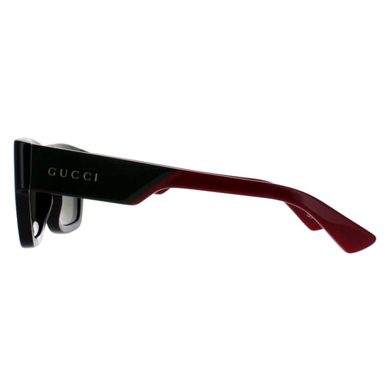 Gucci Square Mens Black with Green and Red Green GG1668S - Image 3