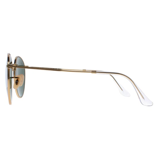 Ray-Ban Solglasögon Runda Metall 3447 001 Guld Grön 53mm - Image 3