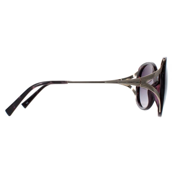 INVU Round Womens Dark Tortoise Purple Demi Gold Purple Polarized B2117 - Image 4