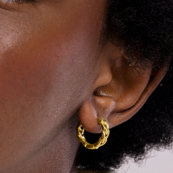 Luxenter Ridais earrings finished in 18k yellow gold - Image 3
