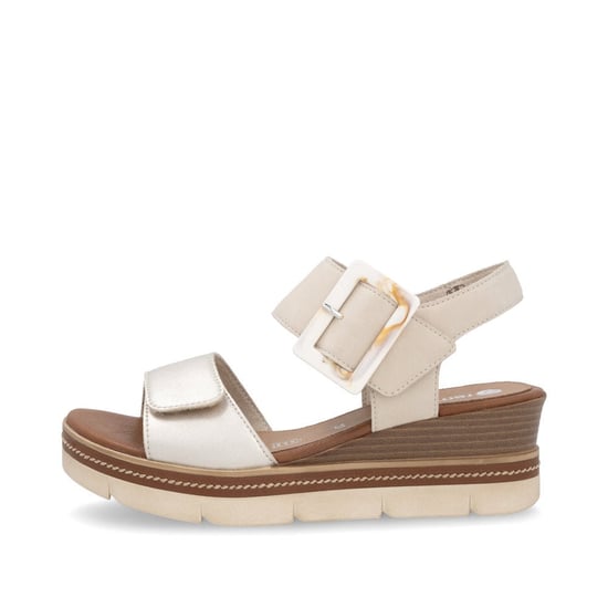 D2L53-60 Womens Sandals Beige - Image 1