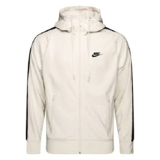 Nike Mens Cream Poly Hooded Tracksuit - Image 2