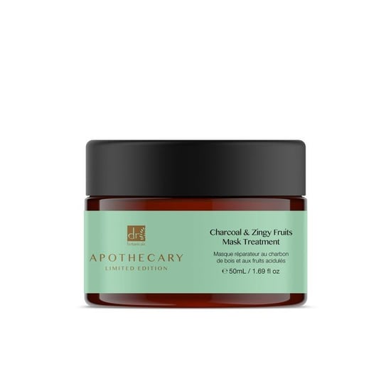 Dr. Botanicals Anti-Ageing Charcoal & Zingy Fruits Treatment Mask 50ml for Fine Lines, Wrinkles, Dullness - Image 4
