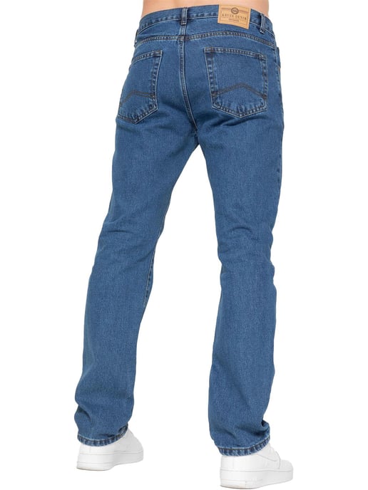 Kruze | Mens Straight Leg Denim Jeans - Image 3