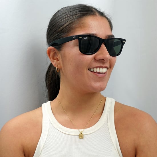 Ray-Ban Sunglasses Wayfarer 2140 901 Black Green G-15 Medium 50mm - Image 5