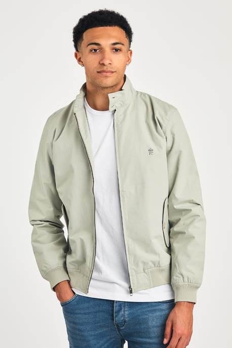 Stone Funnel Neck Harrington Jacket - Image 5