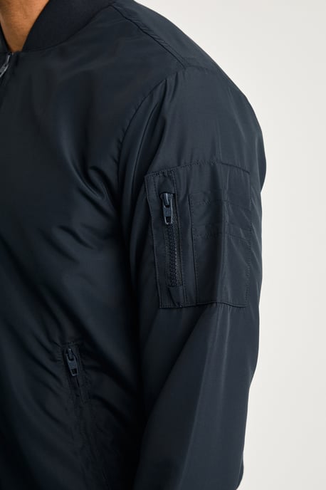 Navy Ma1 Technical Bomber Jacket - Image 4
