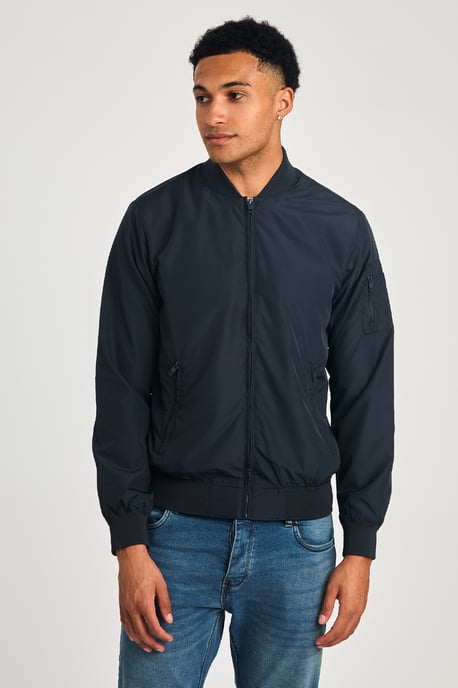 Navy Ma1 Technical Bomber Jacket - Image 5
