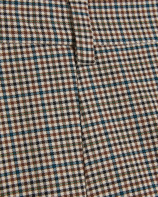 River Island Womens Skort Brown Check Print Hybrid Fabric Tailored - Image 5