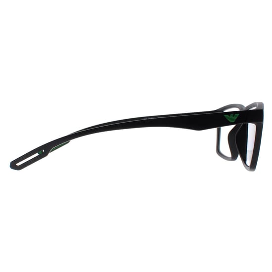 Emporio Armani Rectangle Mens Matte Black EA4189U - Image 4