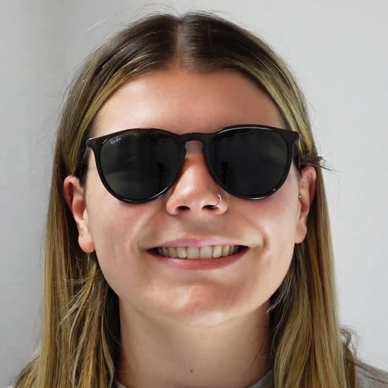 Ray-Ban Runda gummerade havannabruna solglasögon med gradient för kvinnor - Image 6