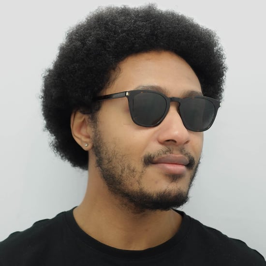 Saint Laurent Square Unisex Mörk Havana Grå SL 28 SLIM Solglasögon - Image 5