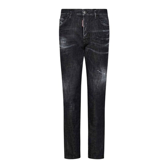 Dsquared2 Zwarte, Makkelijk Wasbare, Coole Jeans - Image 1