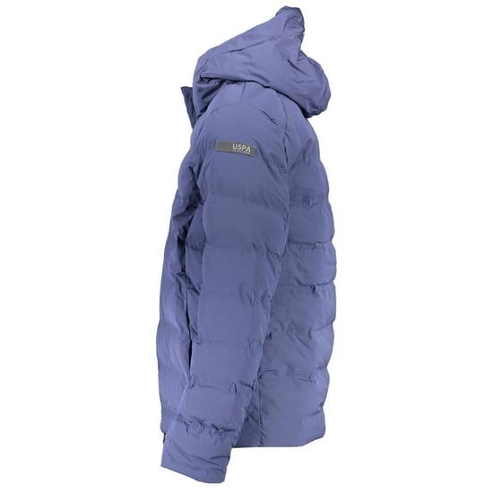 Hooded Puffer Jacket Navy - Image 3