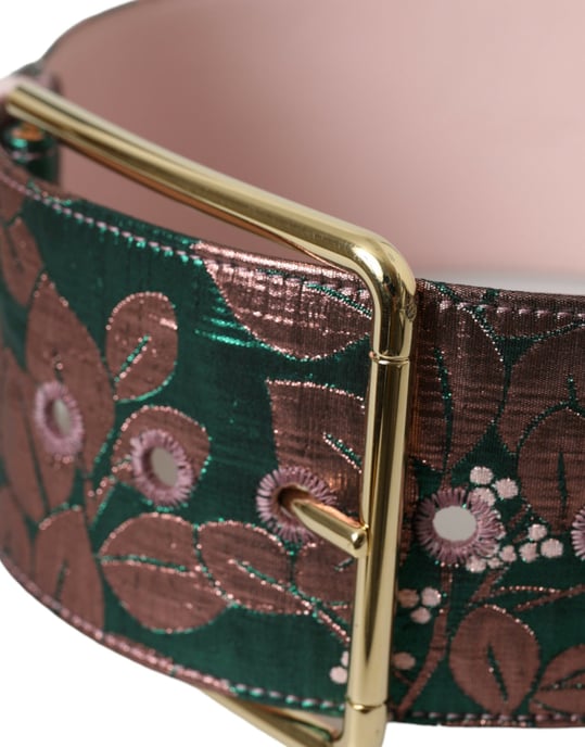 Bloemen Brocade Brede Tailleband - Image 4