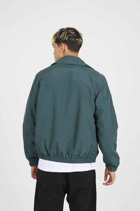 Green Lightweight Harrington Style Jacket - Image 2