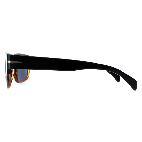 David Beckham DB7035/S 37N KU zwart hoorn blauw zonnebril - Image 3