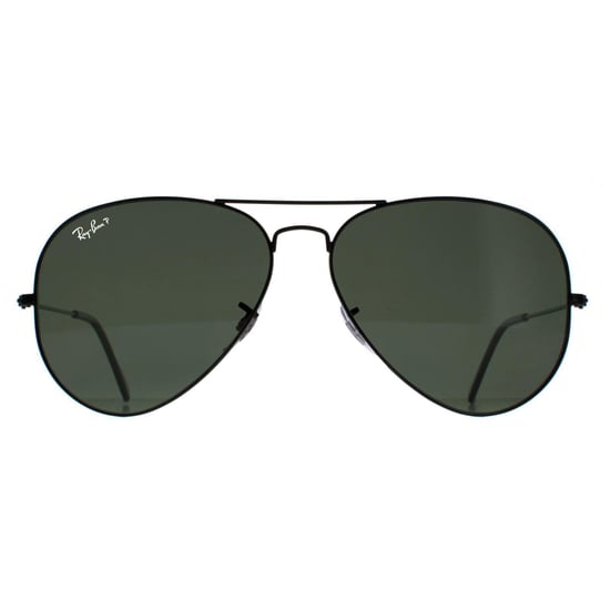 Ray-Ban Sunglasses Aviator 3025 002/58 Black Polarized - Image 1
