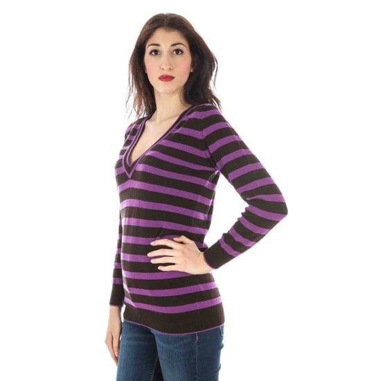 Vneck Striped Sweater - Image 4