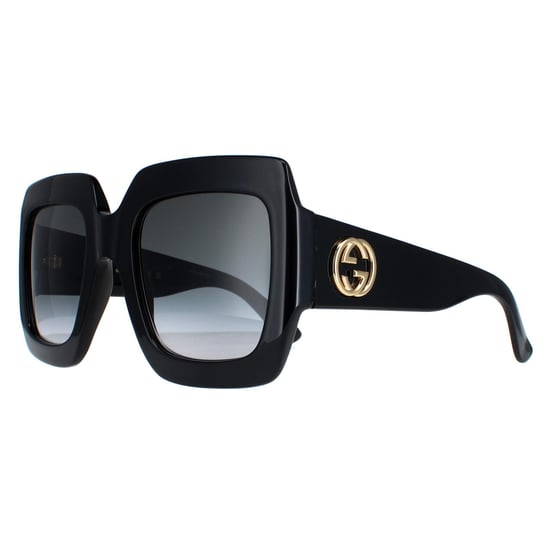 Gucci Square Womens Black Grey GG0053SN - Image 2