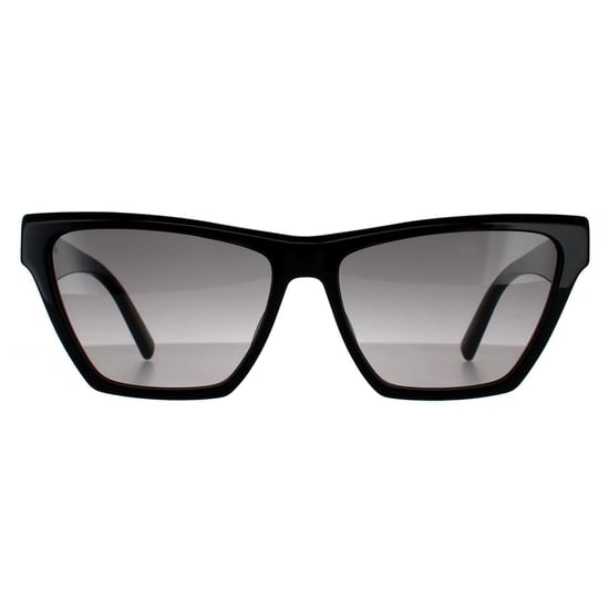 Saint Laurent Cat Eye Dam Svart Grå Gradient Solglasögon - Image 1