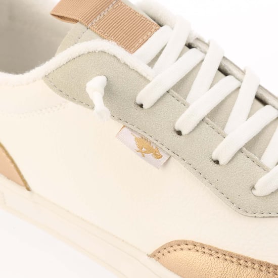 Women's Rocket Dog Zap Trainers in White gold - Image 5