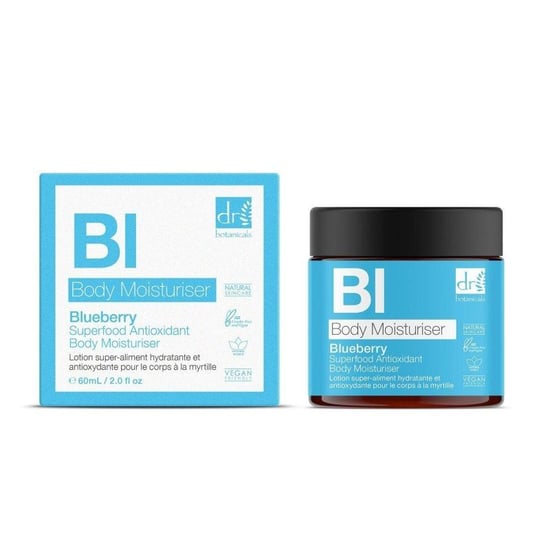 Dr. Botanicals Blueberry Superfood Anti-Ageing Antioxidant Body Moisturiser 60ml for Fine Lines, Wrinkles, Dullness - Image 1