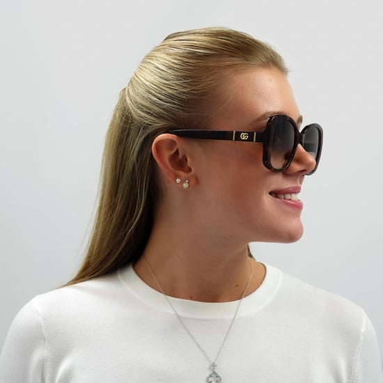 Gucci Butterfly Womens Havana Brown Gradient Sunglasses - Image 5