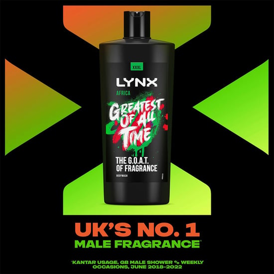 Lynx G.O.A.T Shower Gel up to 12H Refreshing Fragrance XXXL Africa 700ml, 12 Pack - Image 2