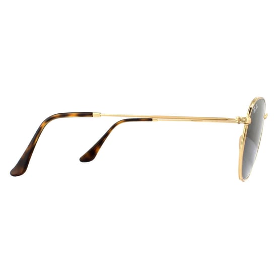 Ray-Ban Sunglasses Hexagonal 3548N 001 Gold Green G-15 - Image 4